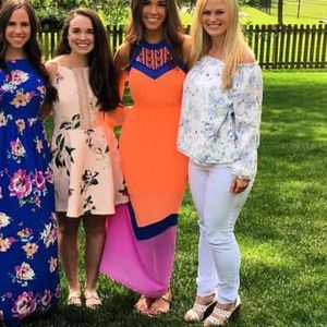 Colorful Summer maxi dress